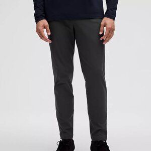LULULEMON ABC Slim-Fit 5 Pocket Grey Pants Warpstreme Wrinkle Resistant 36L